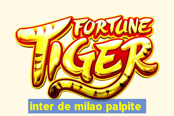 inter de milao palpite